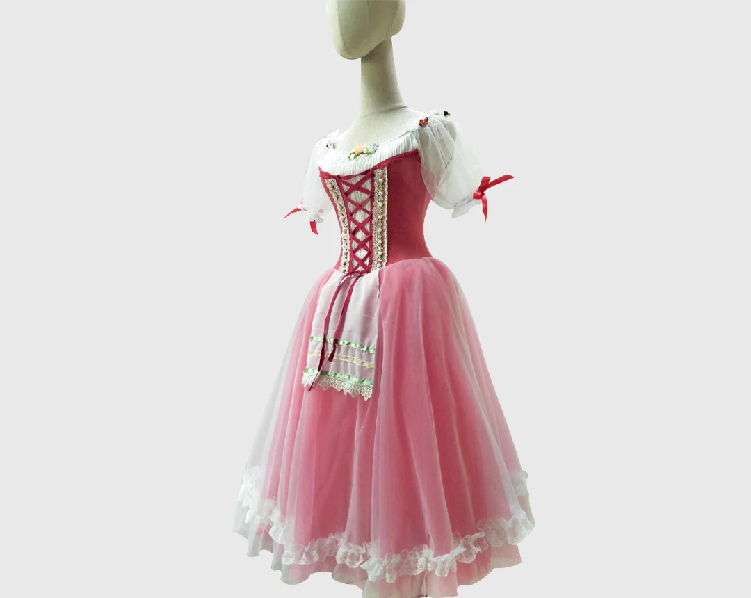 Falda de tutú de ballet para niña, vestido de tul de baile, Ropa de baile Gisele, novedad BT-16