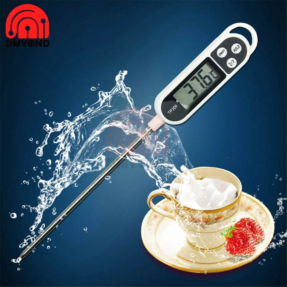 Food Thermometer TP300 Digital Kitchen Thermometer For Meat Water Milk Cooking Food Probe BBQ Electronic Oven Kitchen Tools 40%