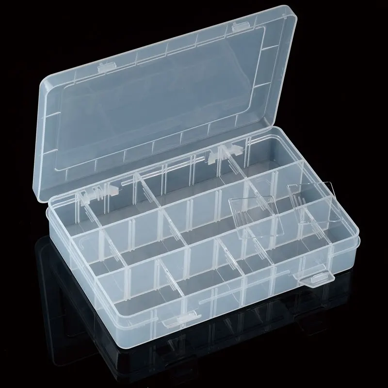 New Pro'sKit 203-132E 24 super hard drop resistant grid slot electronic parts storage box box container tool box 200 *135 * 39mm