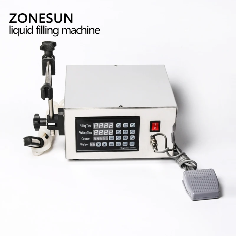 Zonesun Macchina di Rifornimento Automatica Membrance Della Pompa Del Liquido di Riempimento Macchina di Riempimento Ck-280 per Olio