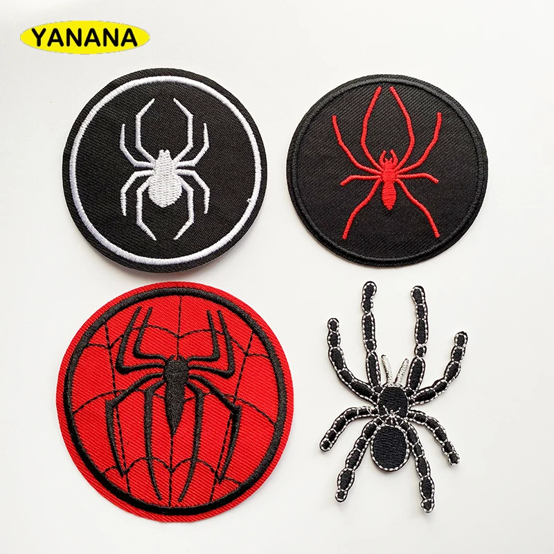 

spider icon Patch Embroidery Patches For Clothing Animal Iron On Patches On Clothes Watermelon Sticker