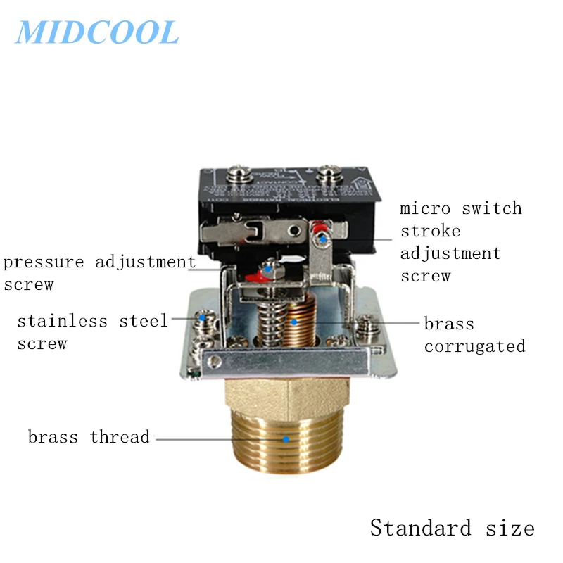 Paddle Target Water Pump Flow Sensor Switch Water Flow Switch Liquid Level Controller Sensor HFS HFS-15 HFS-20 HFS-30