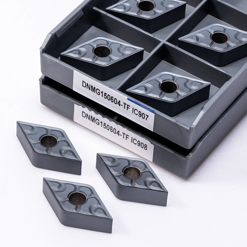 Alta qualità DNMG150604 TF IC908 IC907 frese in metallo duro DNMG 150604 inserto fresa frontale tornio utensili CNC utensile per tornitura interna