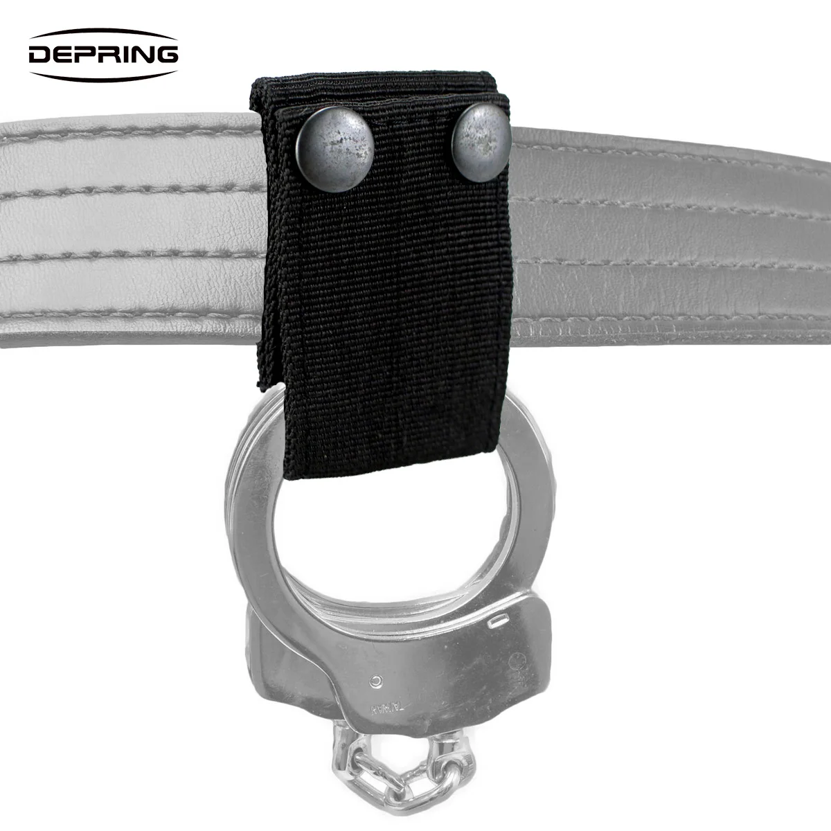 2 Inch Duty Belt Universal Multifunctional Quick Release Handcuff Lanyard Strap Holder Holster Dual Safety Snap Closure