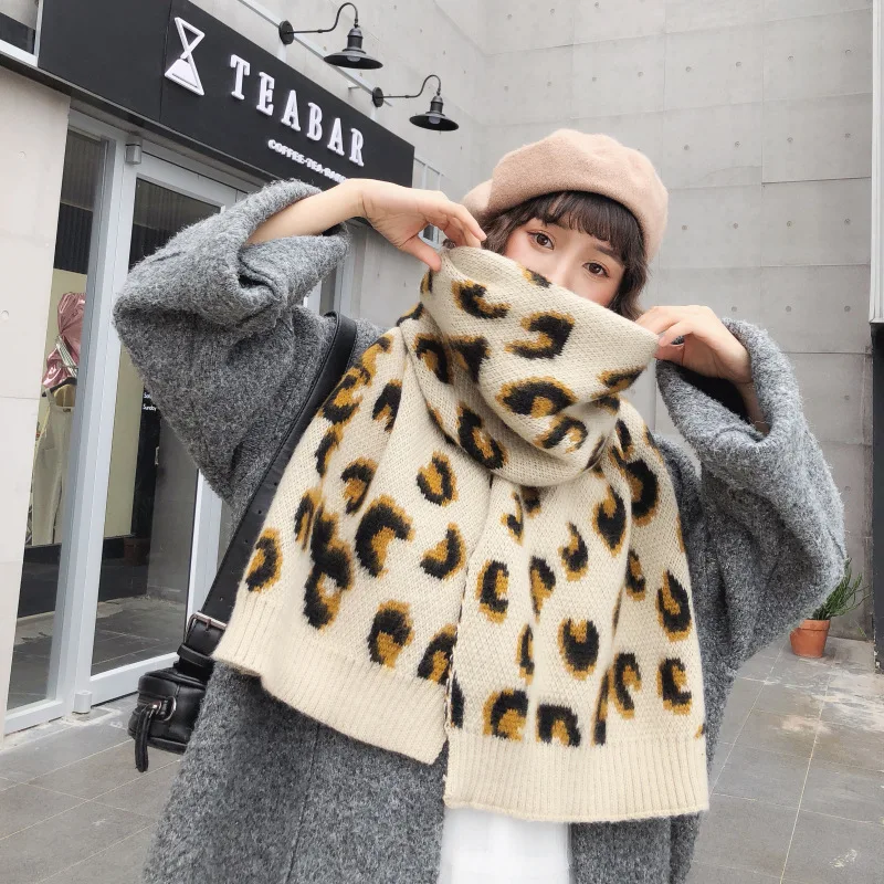 

Scarf Girls Winter Warm Scarves Women Knit Shawl Keep Warm Accessories Cheap All-Match Couple Cape Bufanda Explosion New Arrival