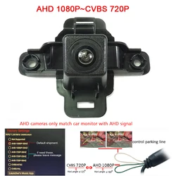 1920*1080P AHD 180gradi fisheye car front brand camera per Subaru Forester 2019 griglia anteriore vista positiva telecamera HD 720P CVBS