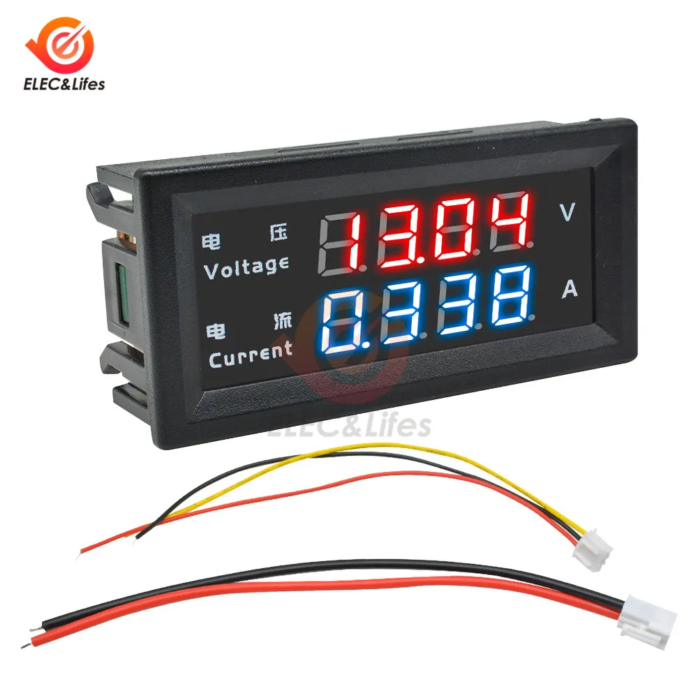 M4430 DC 100V 200V 500V 10A Elektronische Digitale Voltmeter Ampèremeter 0.28 ''LED Display Spanningsregelaar volt AMP Meter Tester