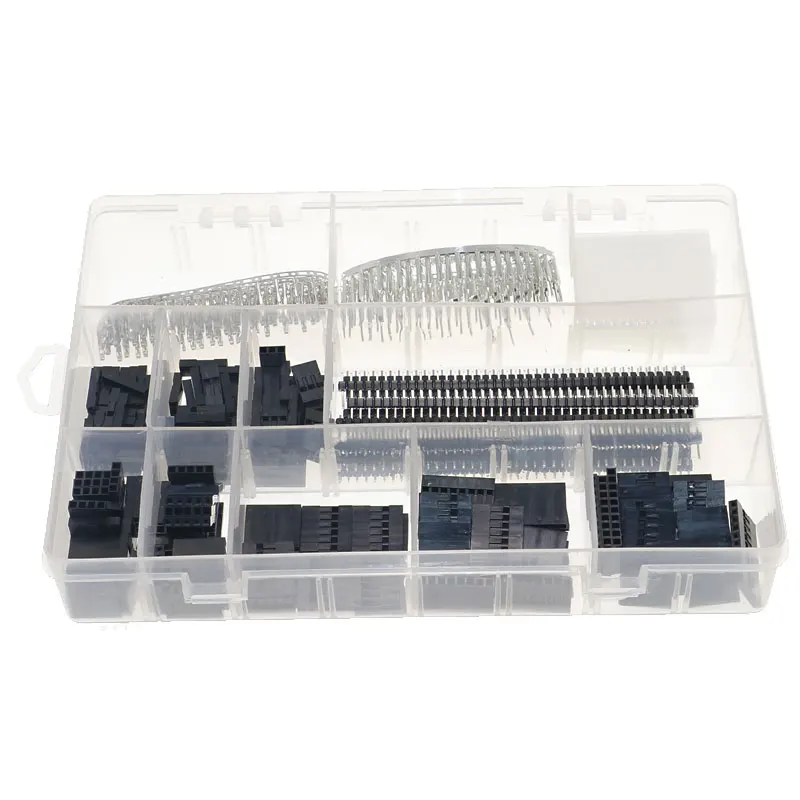 775Pcs Wire Jumper Header Connectors M/F Crimp Pins Terminal For Dupont kit