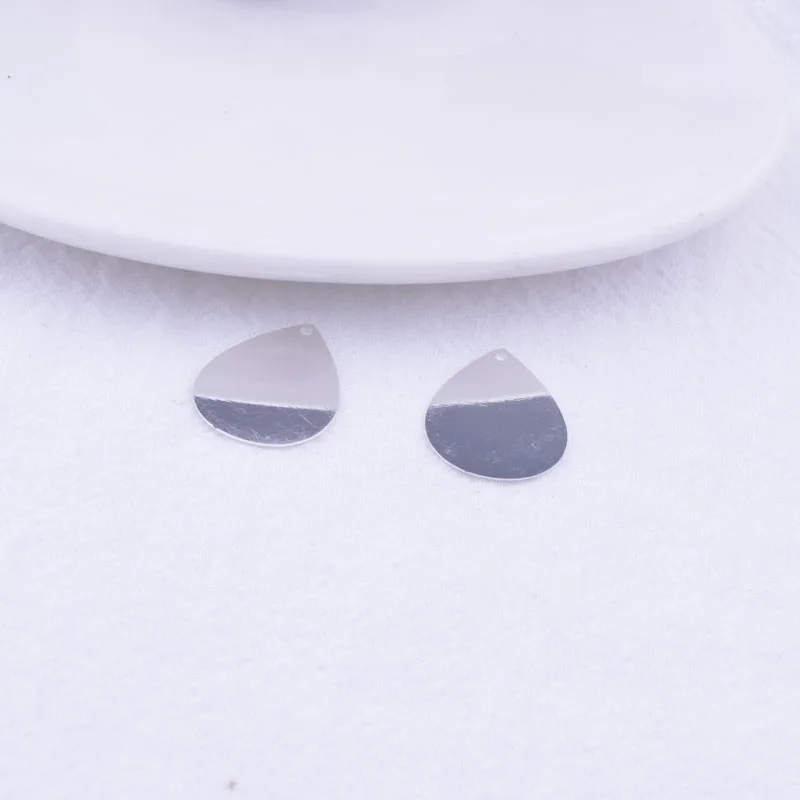 50 Stück AC11330 15*21mm Wassertropfen-Anhänger Schmuckzubehör für Ohrringe für Damen Bijoux – Detail 6