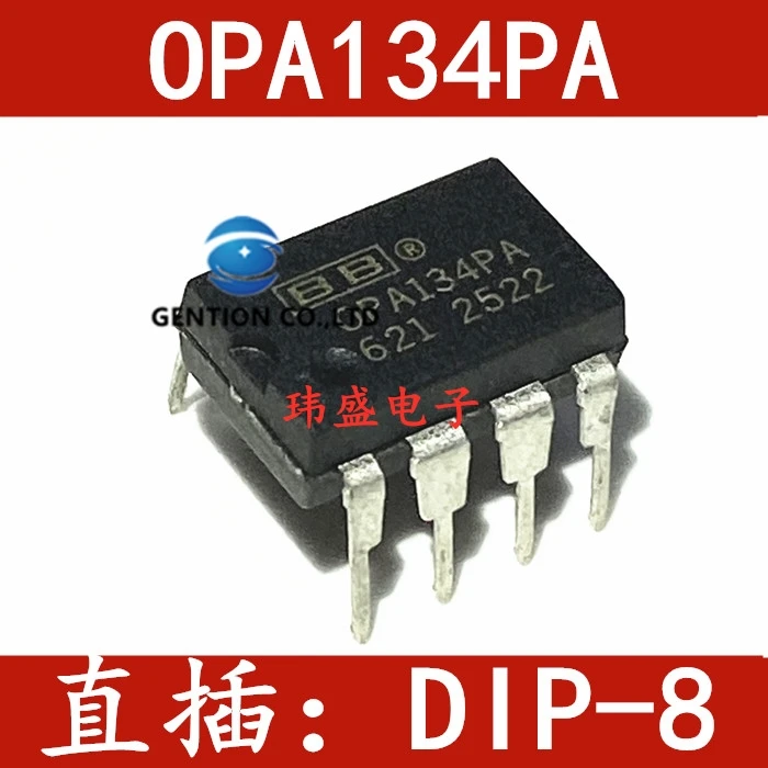 

10PCS OPA134PA OPA134 OPA134P DIP-8 into single op-amp amplifier in stock 100% new and original