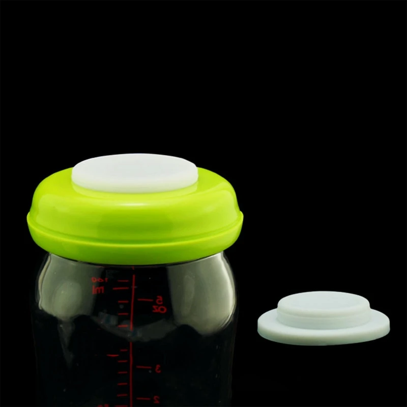 Baby Feeding Bottle Breast Milk Freshing Sealing Disc Lid Wide Milk Bottle Storage Silicone Sealing Disk Bottle Parts