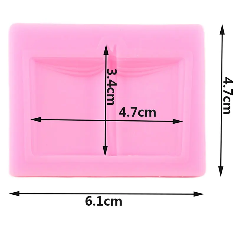 3D School Book Silicone Mold DIY Cupcake Topper Fondant Cake Decorating Tools Cookie Baking Candy Clay Chocolate Gumpaste Moulds