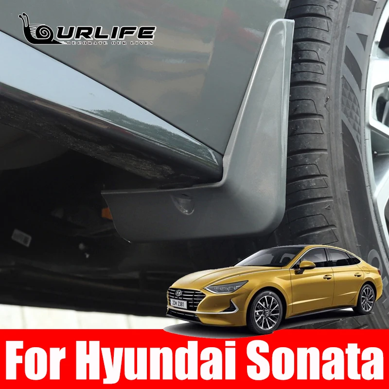 

4pcs/set Car Front Rear Mudflaps Mud Flaps Flap Splash Guards Mudguard For Hyundai Sonata DN8 10th 2020 2021 2022Car Accessories