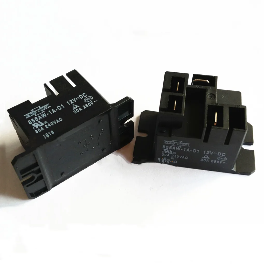 

2pcs/lot 100%Original New Relay 855AW-1A-C1 855AW-1A-C1-12VDC 855AW-1A-C1-24VDC 855AW 1A C1 12V 24V 4PINS 30A