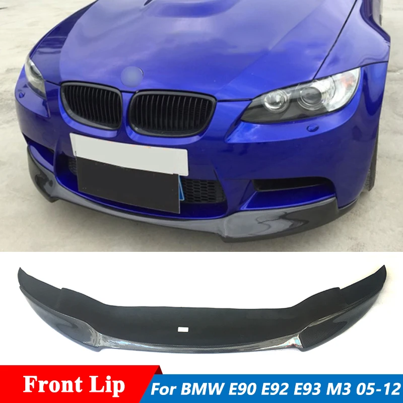 

V-образный спойлер для переднего бампера из углеродного волокна для BMW 3 серии E90 E92 E93 M3 Tuning 2005-2012