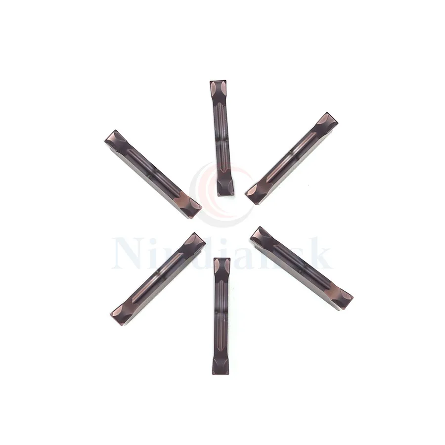 Herramientas de corte de torno CNC para MGEHR, MGMN300-H de alta calidad, LF6018, MGMN400-H, LF6018, procesamiento de acero inoxidable, 10 Uds.