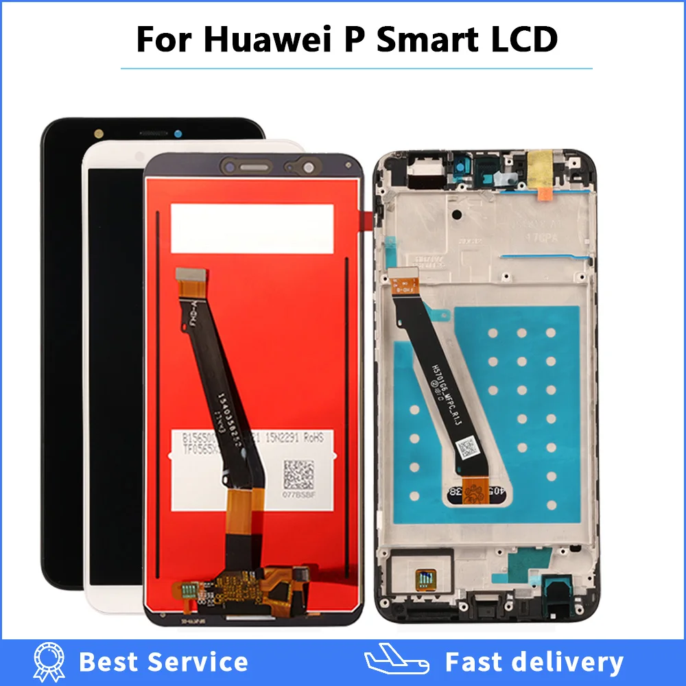 LCD Display For Huawei P Smart Touch Screen Digitizer Assembly For Huawei P Smart LCD With Frame FIG LX1 L21 L22 Screen Replace