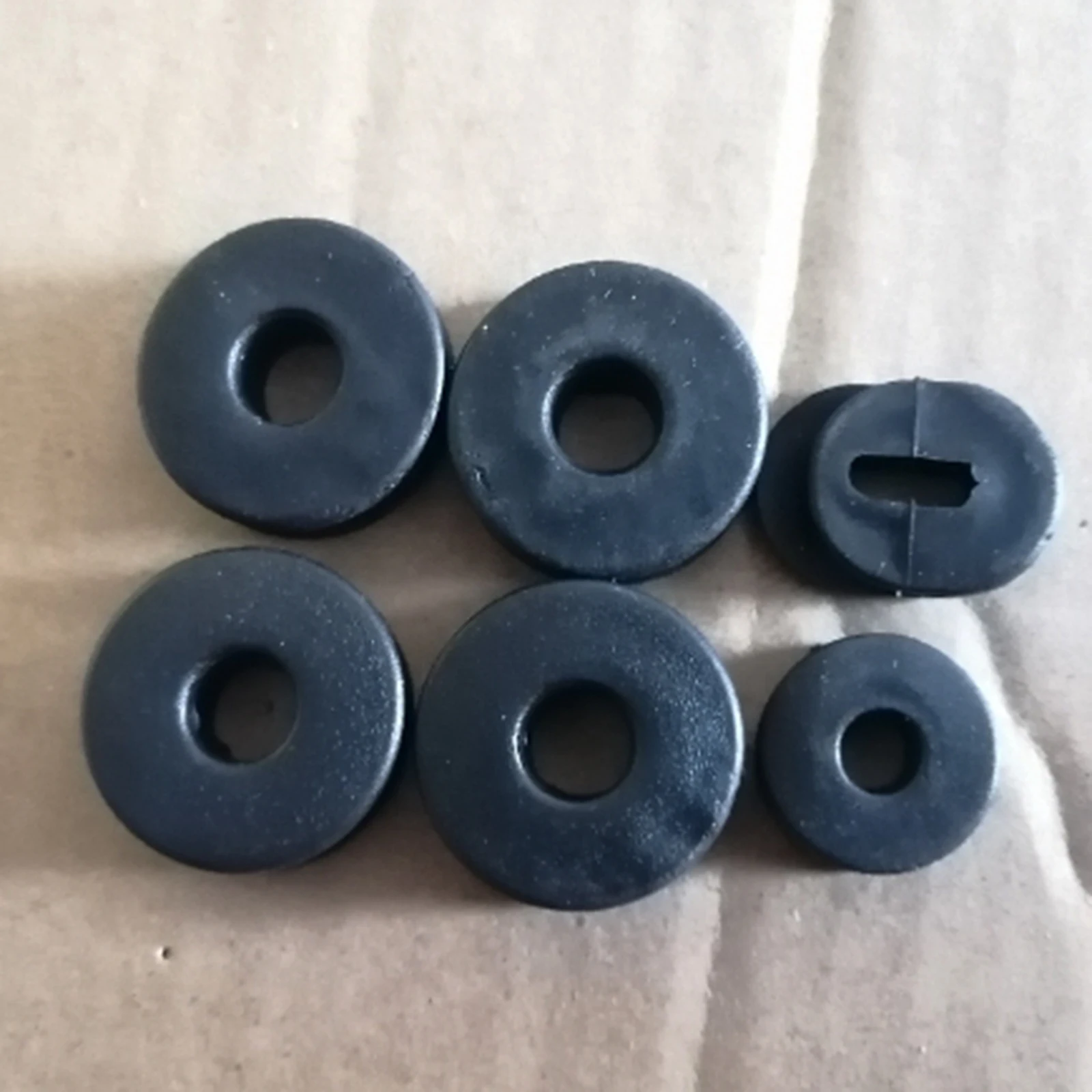 6pcs Motorcycle Rubber Side Cover Grommet Eyelet Assortment for Suzuki GN125 GN125 HJ125-K Motorcycle accessories