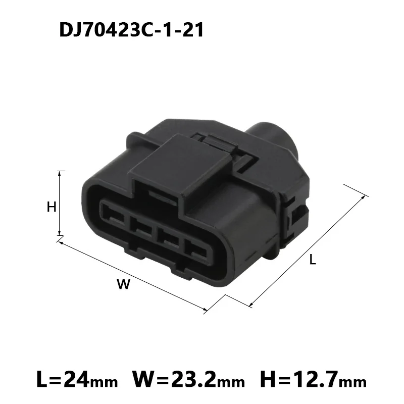 50 sets 2 Sets 4 Pin Car Wire Connector 1 Series Auto Accessories Electric Cable Harness Plastic Housing Socket With Terminal