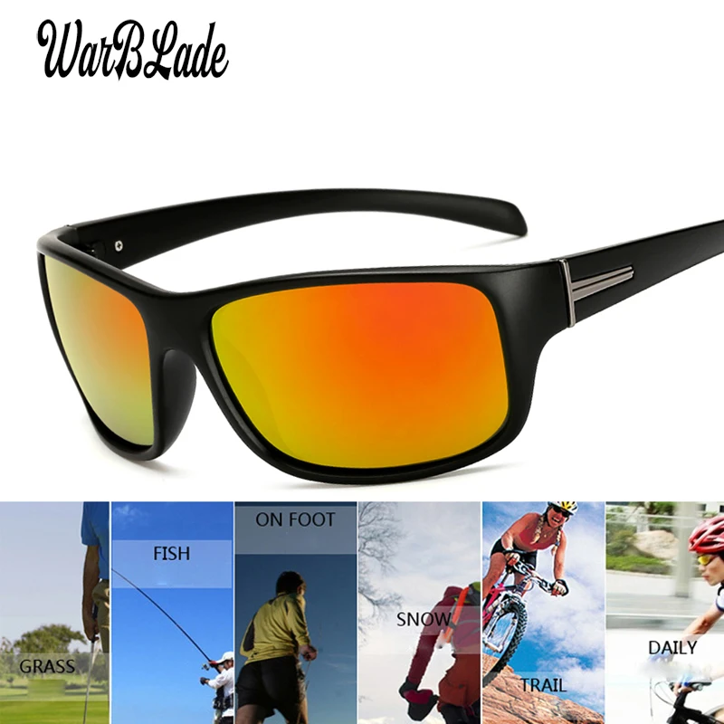 

WarBLade 2019 New Hot Brand Design Sunglasses Men Polarized Women Fashion Eye Protection UV400 Black Square Sun Glasses Gafas