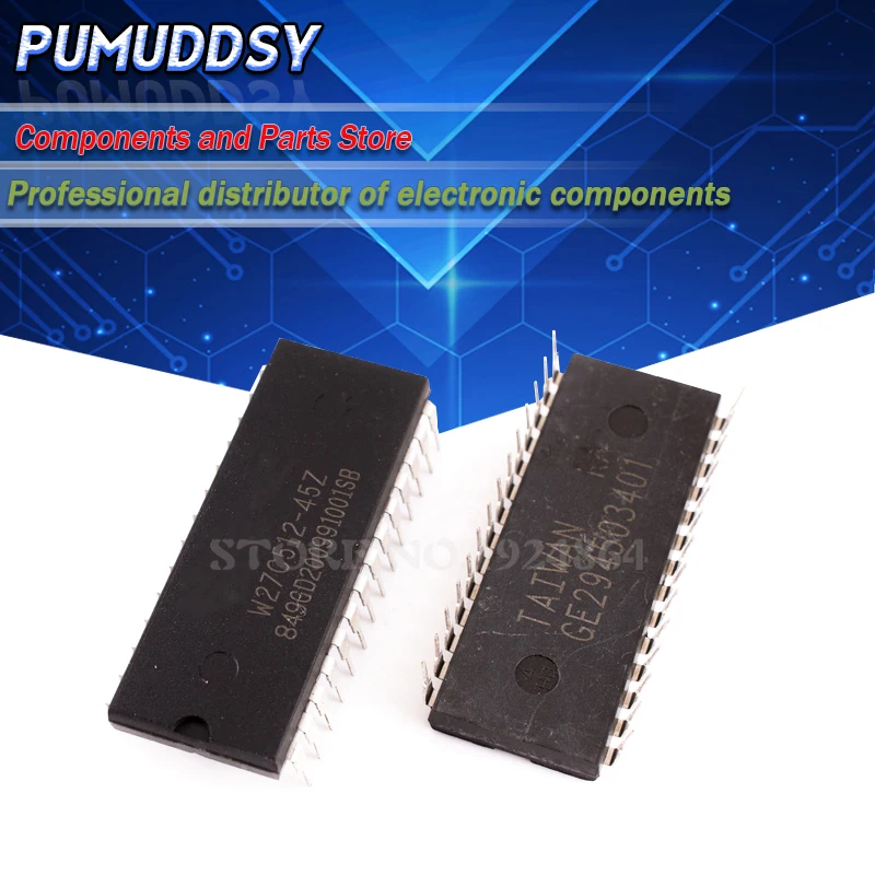 5PCS IC W27C512 W27C512-45Z W27C512-45 27C512 DIP28 IC