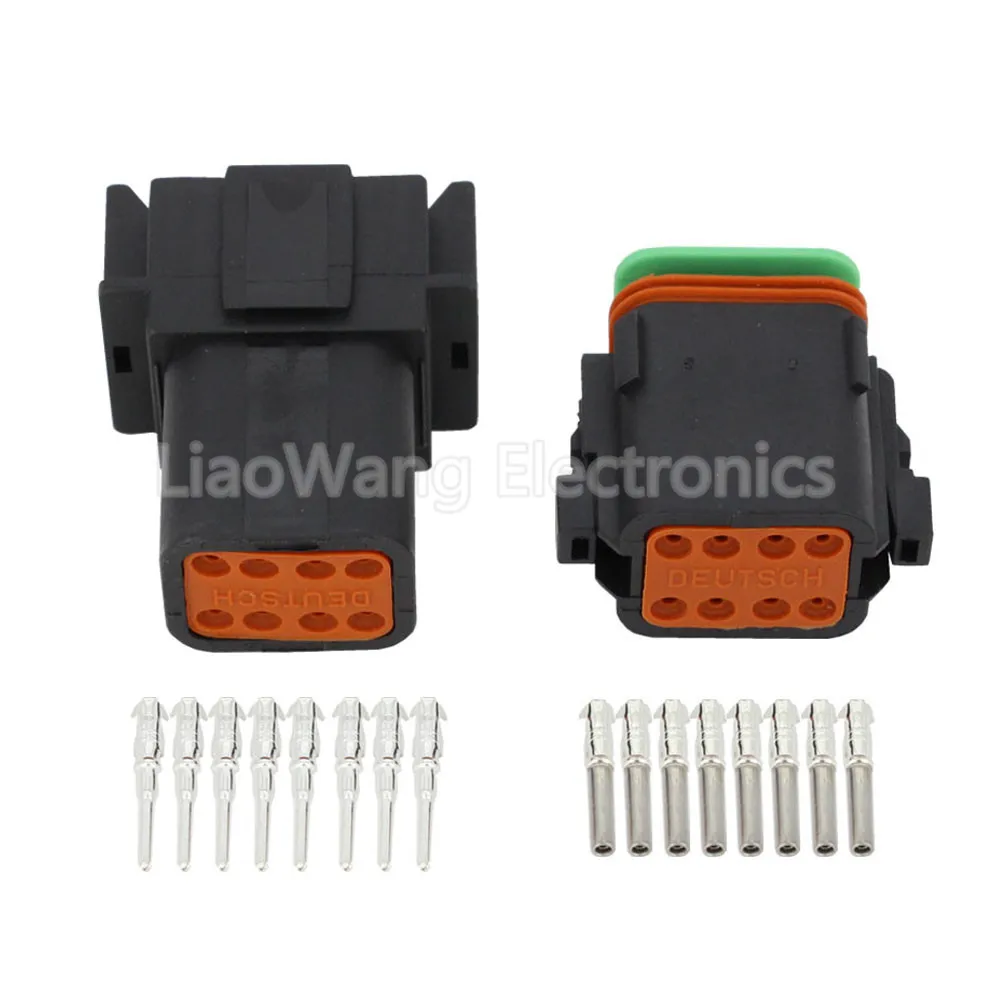 1 Set Schwarzer Deutsch DT Steckverbinder DT06-2S/DT04-2P 3P 4P 6P 8P Wasserdichter Elektrischer Stecker für Automotoren mit Pins 22-16AWG – Detail 21