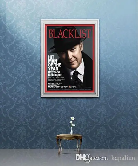 Blacklist Poster Raymond Hit Man Of The Year TV Series Art Print Canvas Wall Picture Painting 12 24 36 47 Inches