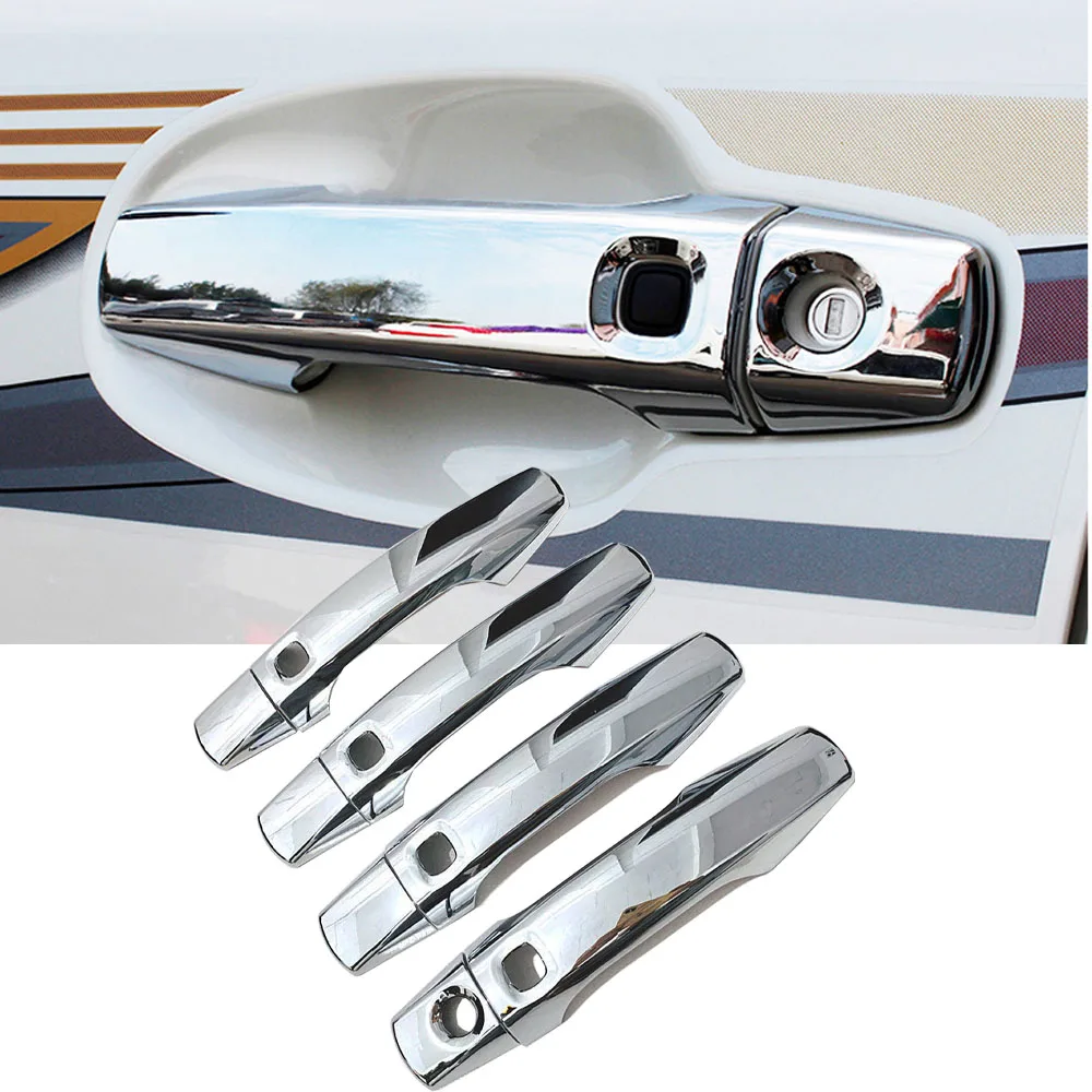 FJ200 Car Chrome Door Handle Cover Protector For Toyota Land Cruiser 200 2008 2009 2010 2011 2012 2012 2014 2015  accessories