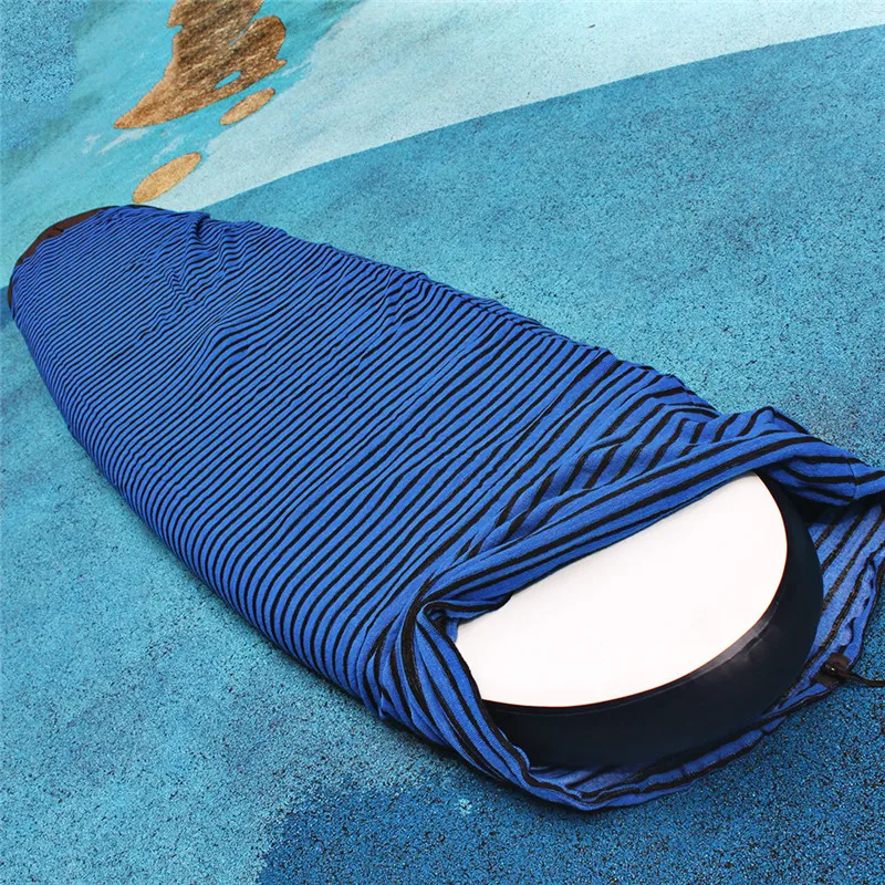 SUP board sock 11.6ft * 86cm Surf protective bag Surfboard Socks Cover 11.6ft White /Blue color Quick-dry Surfboard Sock