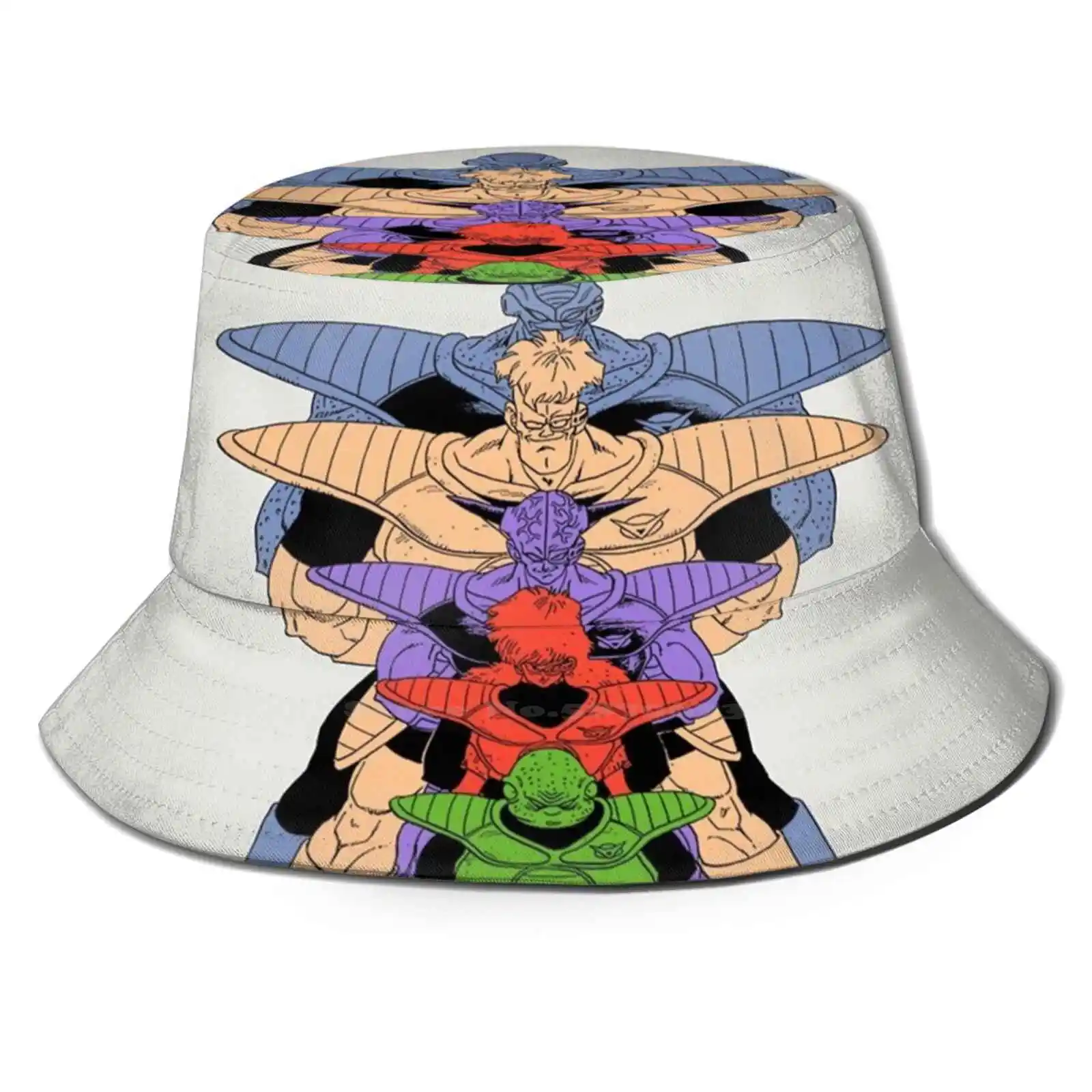 Ginyu Force From Z Повседневная кепка-ведро Ginyu Force Z Jinyu Force Ginyu Special Squadron Frieza Army King Cold Jeice Captain