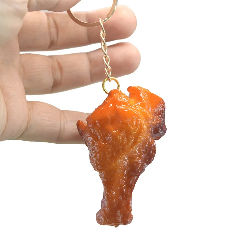 Simulation Model Keychain, Food Pendant Gift