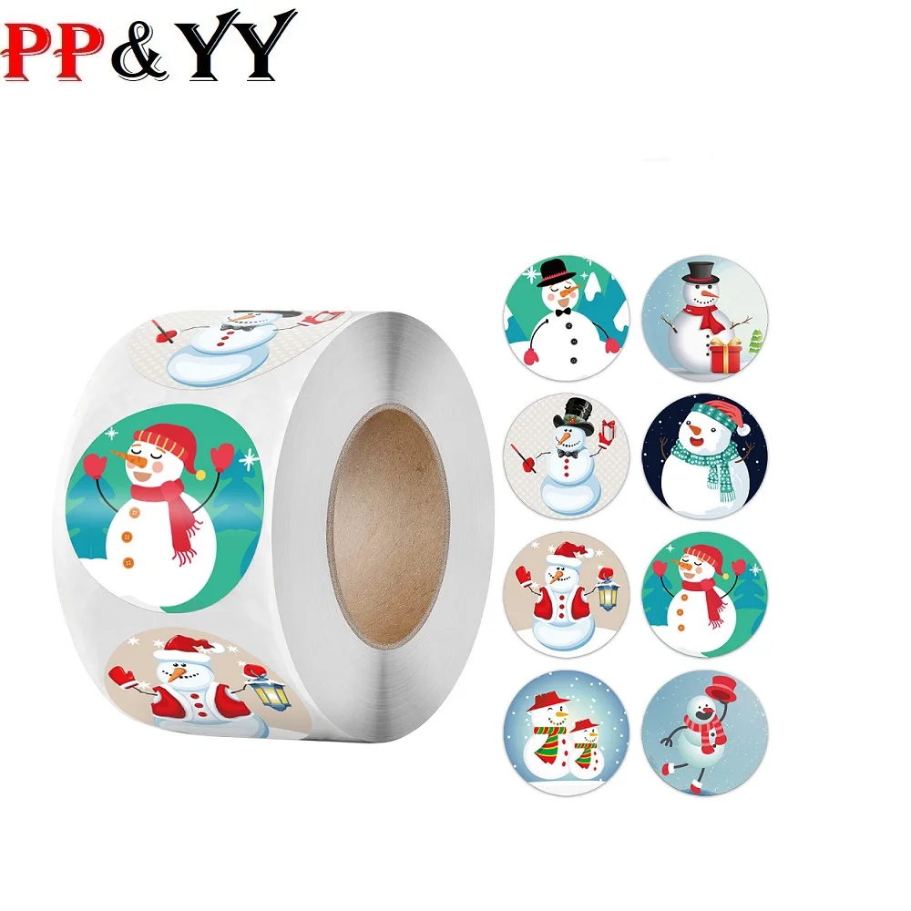 Kerst Leuke Sticker Label Kerstcadeau Decoratie Bruiloft Wrapping Sticker Briefpapier Sticker