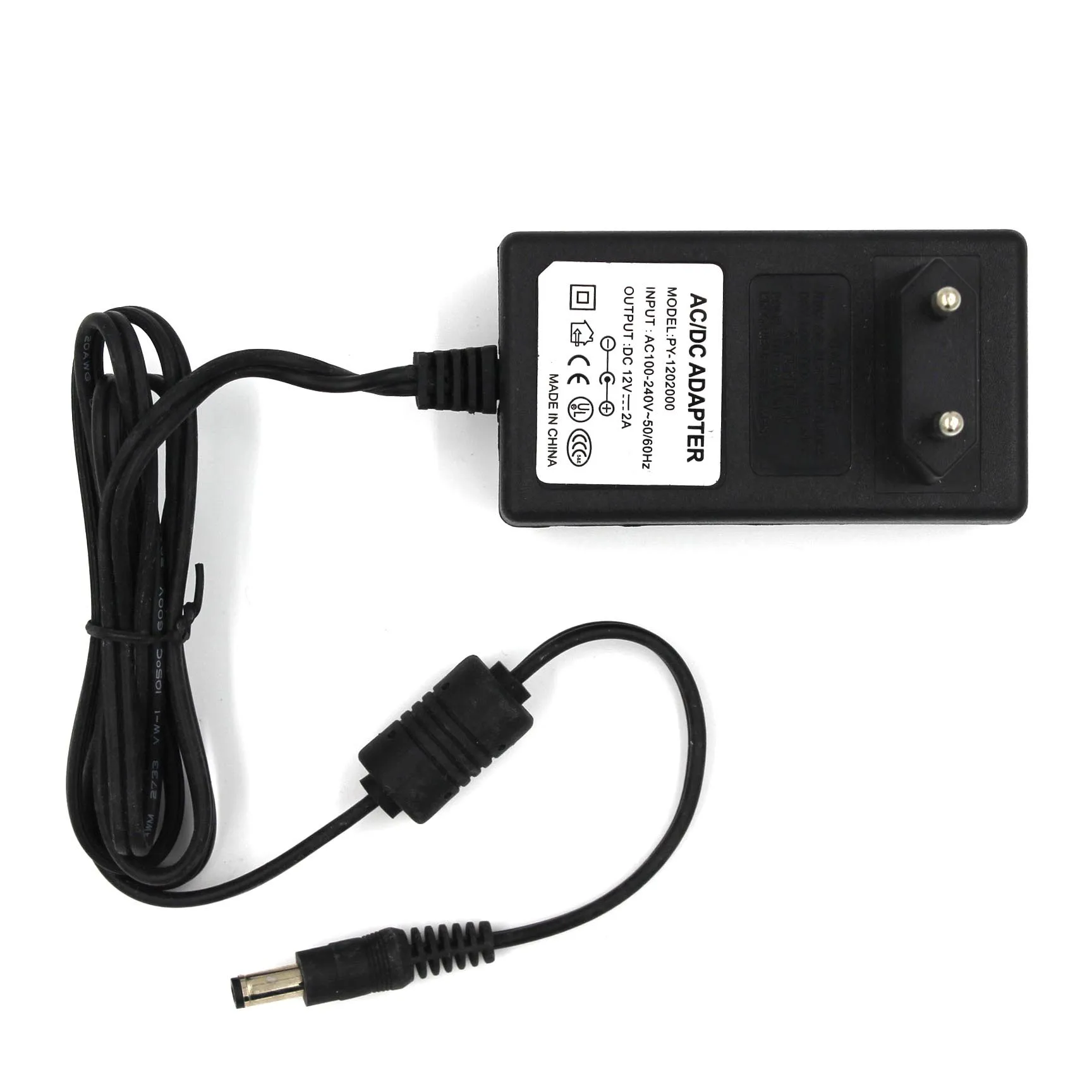 12V 2A Power Adapter for LCD Driver Board LCD screen 100VAC~240VAC input EU Plug