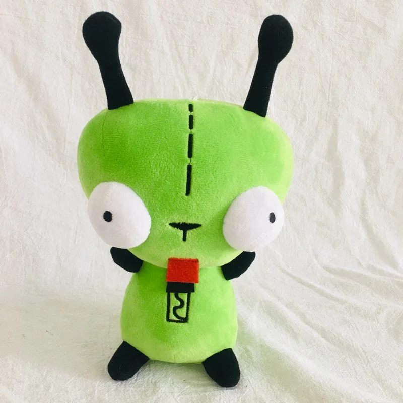 20cm Alien ET 3D Eyes Green Invader ZIM GIR Dog Plush Figure Toy Soft Plush Stuffed Collectible Toy Christmas Gift