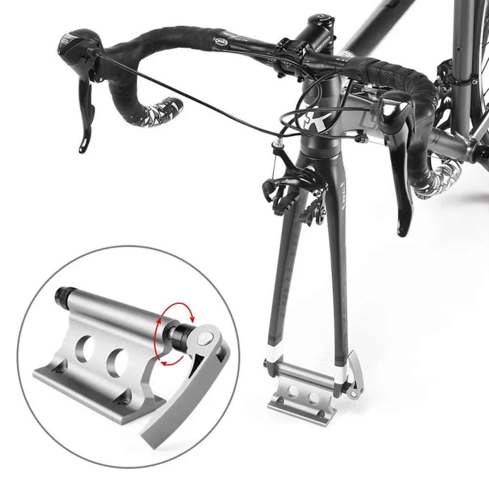 Bike Bicycle Car Indoor Carrier Quick Release Aluminium Alloy Fork Lock Rack