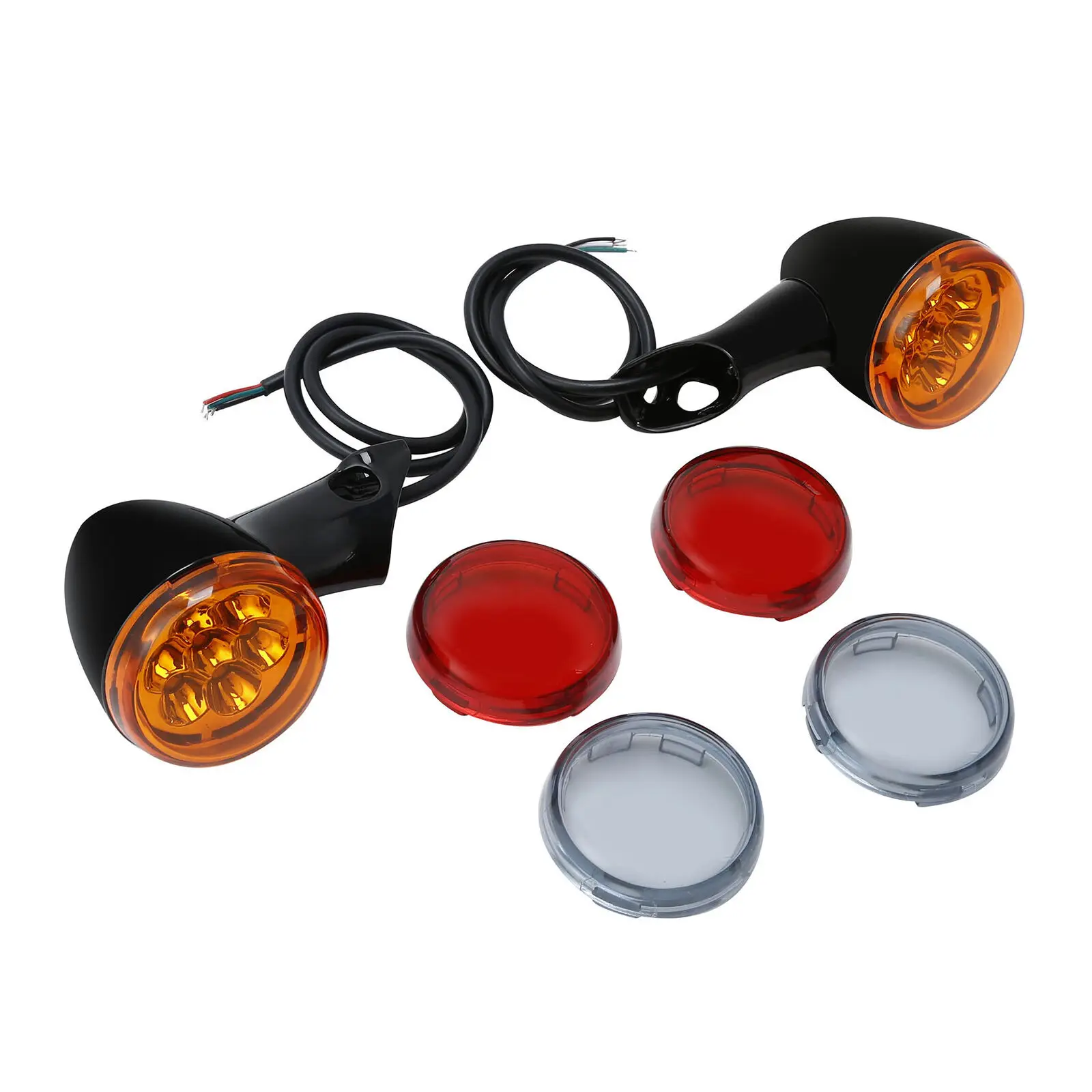 Motorcycle Front Turn Signal Indicator Light Lamp For Harley Sportster XL48 XL1200X 2016-2021 image 3