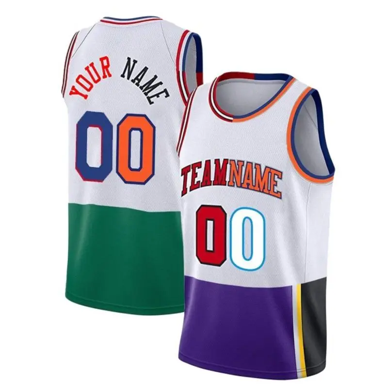 

Personalized customization of basketball jerseys, customized numbers, team names, embroidery and sewing techniques