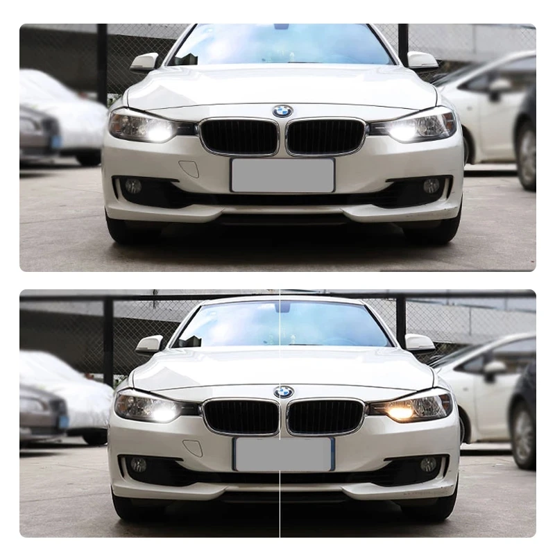 BMTxms 2x 크세논 화이트 CanBus BMW F20 F30 F31 F34 BAX9S H6W 10SMD LED 전구 LED 측면 조명 주차 조명 백업 역방향 램프