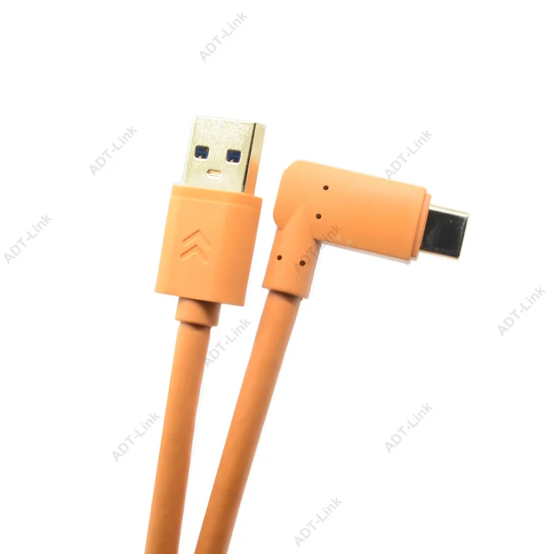 Fast Charging USB Type C Cable 5Gbps for Huawei P20 P30 pro Samsung S9 S10 - Angled Design for Easy Access 3m/5m/10m Options wit