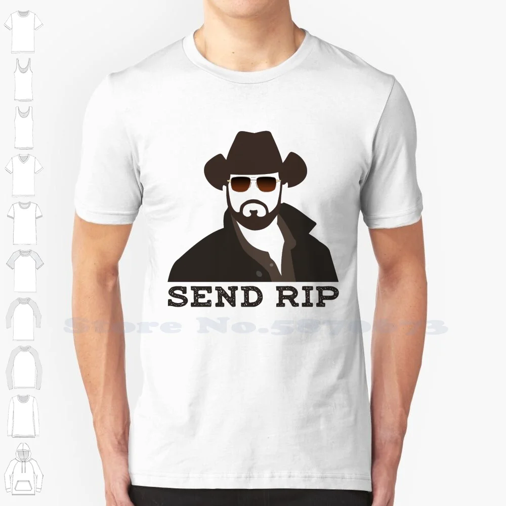 Yellowstone-Send Rip 100% Pure Cotton T-Shirt Tv Show Logo National Ranch Park Series Dutton Cowboys