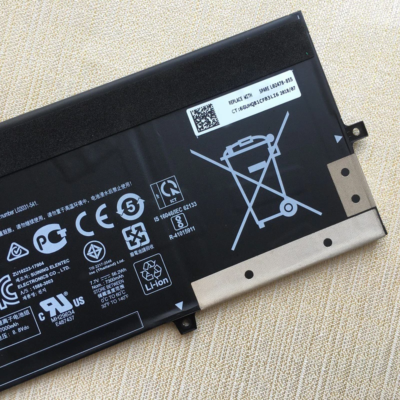 Imagem -05 - Bateria do Portátil para hp Elitebook X360 1030 G3l020312c1 L02478855 4su65ut 45x96ut L02031-241 541 Novo Bm04xl Hstnn-ub7l Db8l