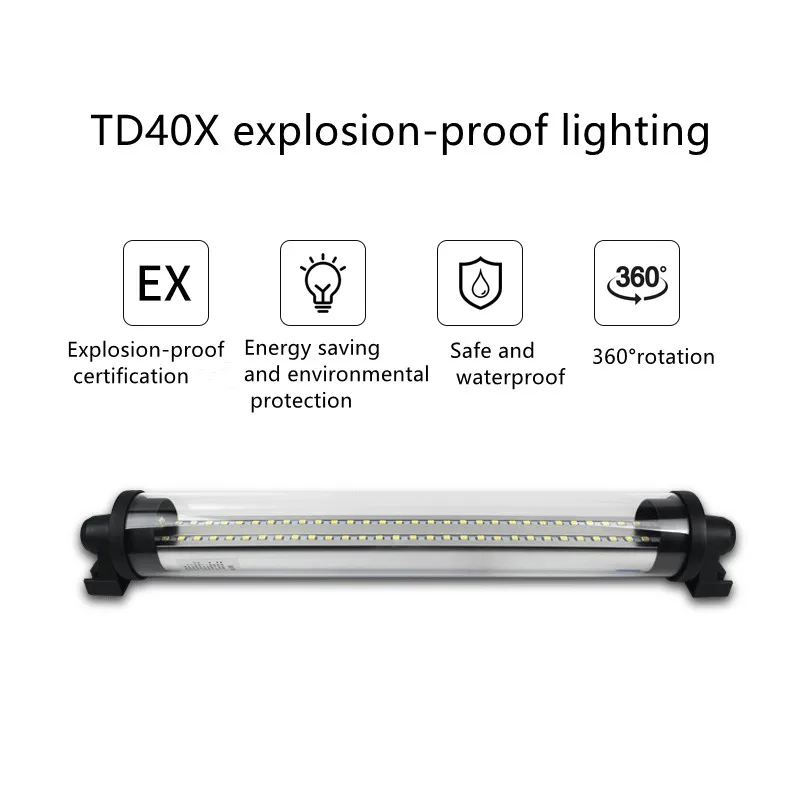 Dia 70MM LED Waterproof Oil-proof Explosion-proof 4W/6W/8W/12W High Brightness CNC Milling Grinder Workshop Machine Lamp