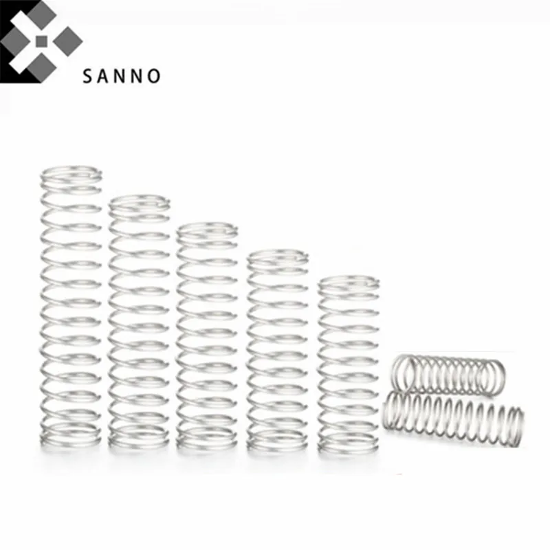 50pcs Small pressure spring stainless steel spiral coil binding Y type pul-out piece spring wire O ring springs