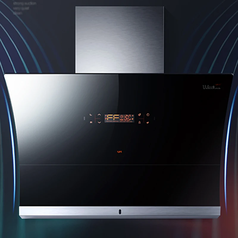 Campana extractora para el hogar, ventilador de ventilación de cocina, tipo de succión lateral, extractor de cocina grande, 900mm, 22 /21m ³