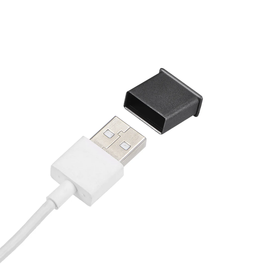 5pcs Plastic Female USB 2.0 Anti-Dust Stopper Cap Cover Port Protector Cover Anti Dust Plug 13x5mm for Male USB 2.0 Port Black