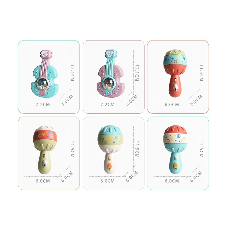 Y Baby Rattles Infant Early Educational Toys Toddler Chew Teether Grasp Training Toys Baby Ring Bell Teach Toys Speelgoed