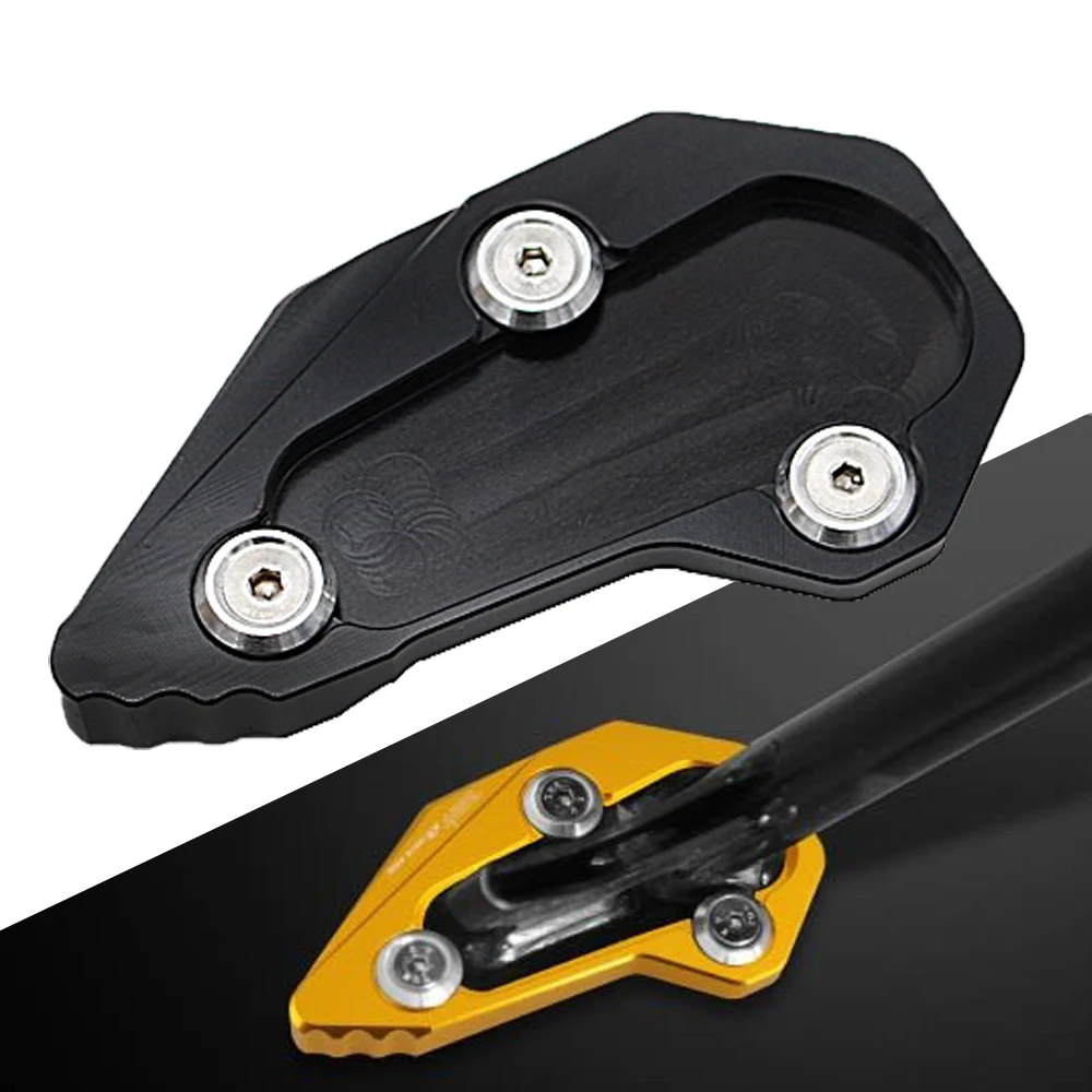 Motorcycle Kickstand Foot Side Stand Extension Pad Support Plate for BMW R1200R R1200RS 2015 2016 2017 2018