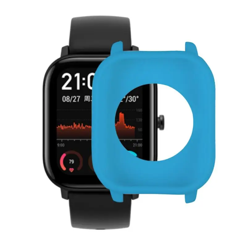 Protective Case for Xiaomi Huami Amazfit GTS Watch Soft Silicone Shell Multi-color Anti-scratch Protection Frame Cover