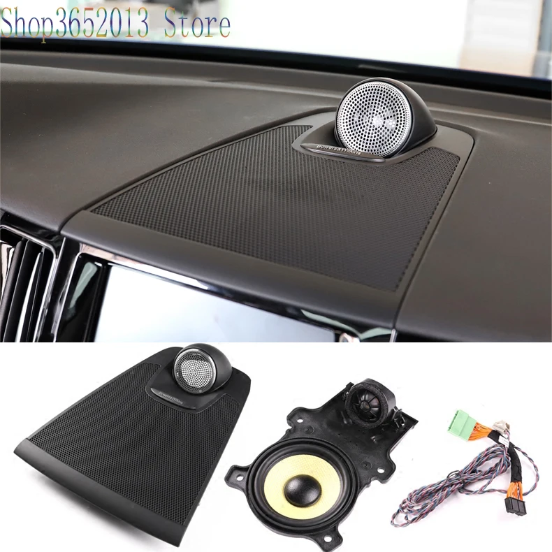 Upgrade Modification Accessories Car Styling 1 Set for Volvo XC60 2018-2020 Central Console Sound Speaker