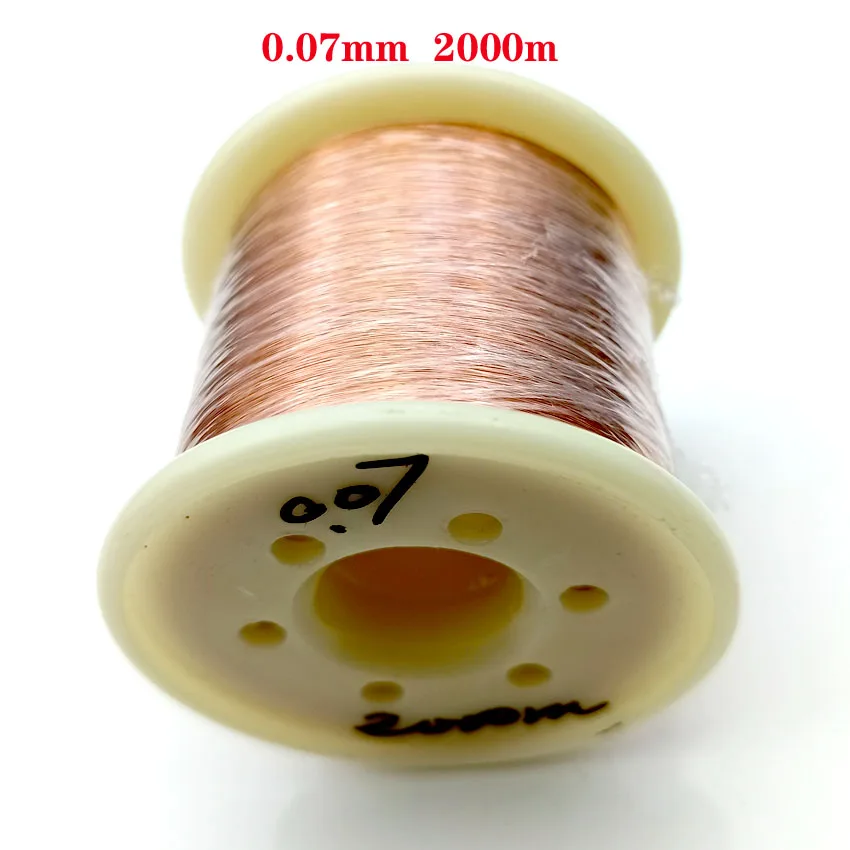 0.05mm 0.06mm 2000m Copper Wire Polyurethane Enameled Wire Qa-1-155 0.07 0.08 0.09 mm 1000m 2000m Meters/pc